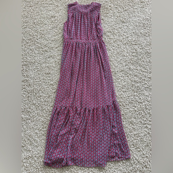 NWOT Banana Republic Womens Size 2 Red, Blue, and White Maxi Dress - Picture 4 of 7